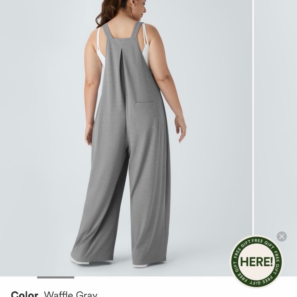 Stylish gray Overalls - image 13